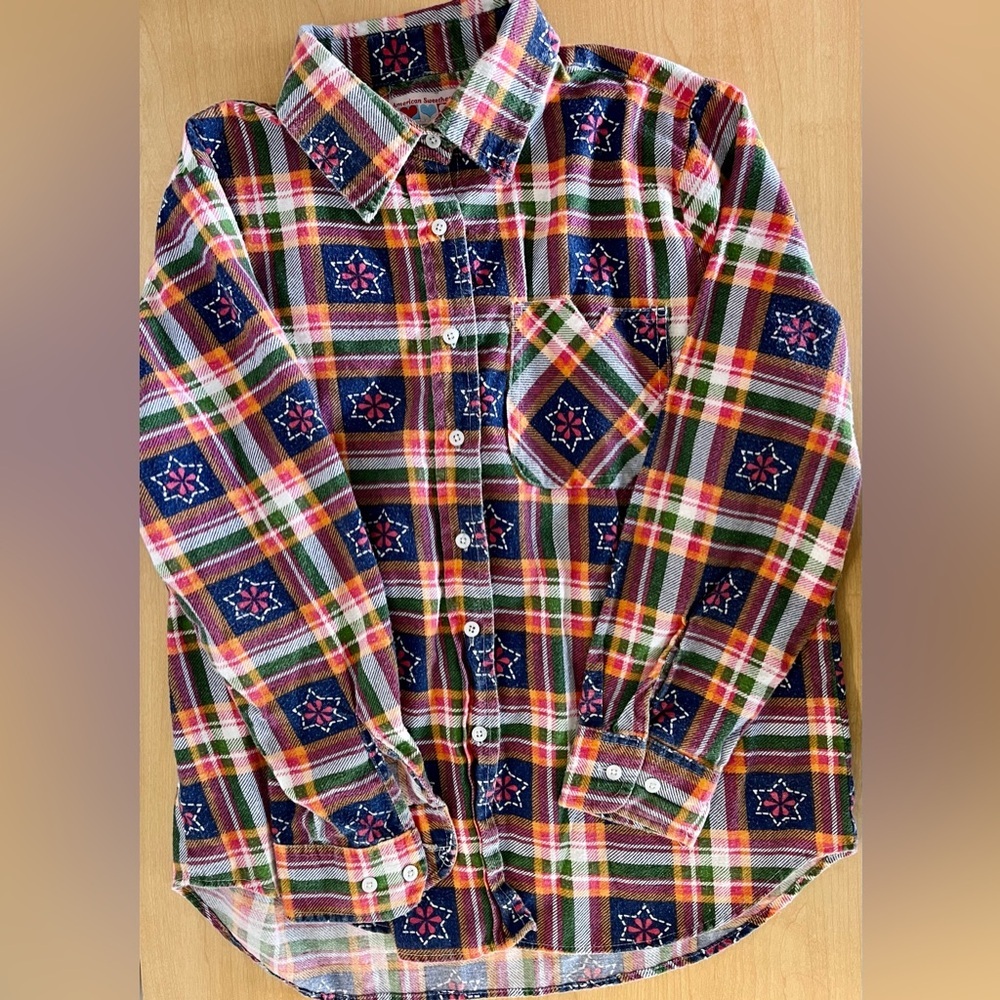 Vintage 90s American Sweatheart women’s button down flannel size L